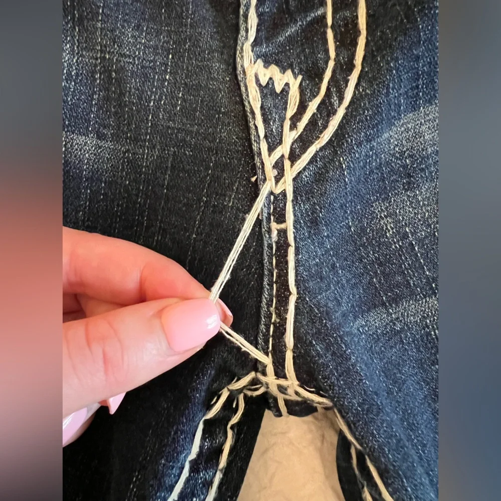 True Religion Flare Jeans - Size 29 (Made in USA) - Bobby Super T - Picture 2 of 10
